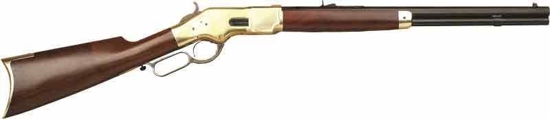 Cimarron 1866 Yellowboy Short Rifle .44-40 Winchester, 20" Barrel, Walnut, 10 Rounds - 10 Rounds | 20" Barrel | Walnut Stock | Wood | Blue/Black