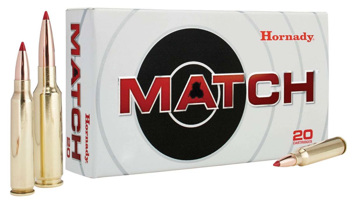 Hornady Match 223 Remington 73GR ELD-M 20rd box - Brass Casing