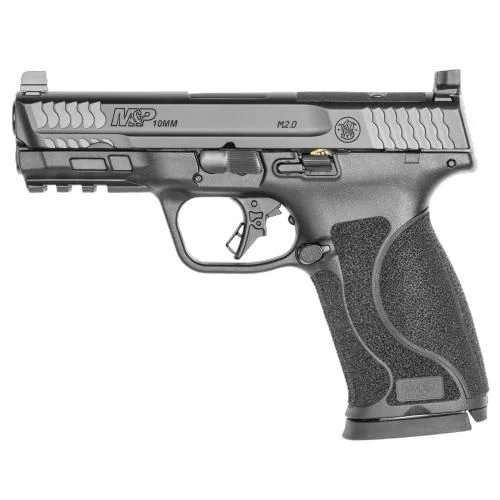Smith & Wesson M&P M2.0 Compact No Manual Safety 9mm Pistol - 15+1 Rounds | 4" Barrel | Blue/Black
