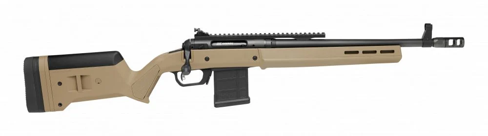 Savage 110 Magpul Scount, 5.56 NATO, 16.5" Threaded Barrel, Flat Dark Earth, 10 Rounds - 10+1 Rounds | 16.5" Barrel