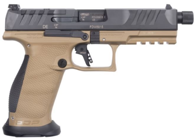 Walther Arms PDP Pro SD 9mm Full Size Optic Ready FDE/Black 18+1 - 18+1 Rounds | 5.1" Barrel