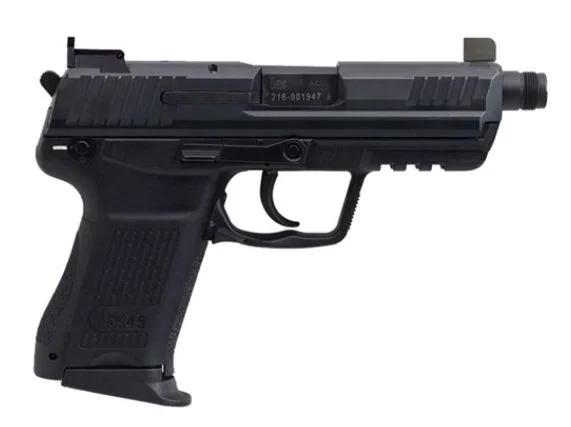 H&K 45AP DA 10R B Night Sights Threaded Barrel - 10+1 Rounds | 4.57" Barrel | Blue/Black