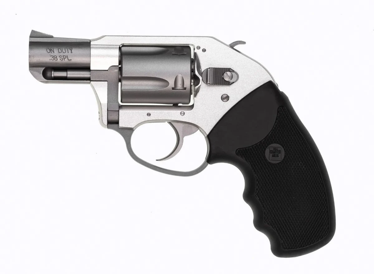 Charter Arms Undercover Lite On Duty 38 Special Revolver - 5 Rounds | 2" Barrel | Rubber Grips | Stainless/Silver
