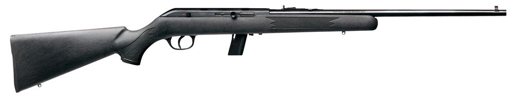 Savage Arms 64 F 22 Long Rifle Semi Auto Rifle - 10 Rounds | 21" Barrel | Black Synthetic Stock | Synthetic | Blue/Black