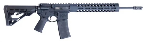 HM Defense Defender M5 223 Remington/5.56 NATO AR15 Semi Auto Rifle - 30 Rounds | 16" Barrel | Collapsible Stock | Synthetic | Blue/Black