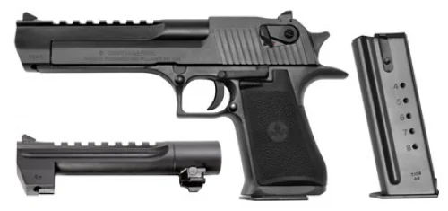 Magnum Research Desert Eagle Mark XIX Conversion Combo 50 AE/44 Rem Mag Semi Auto Pistol - 8 Rounds | 6" Barrel | Blue/Black