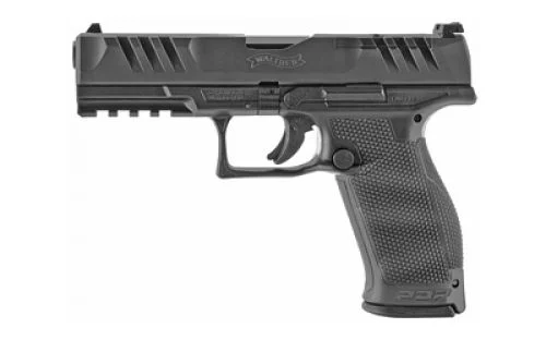 Walther Arms PDP Optic Ready 10 Rounds 4.5" 9mm Pistol - 10+1 Rounds | 4.5" Barrel | Polymer Grips | Blue/Black | 3-Dot Sights