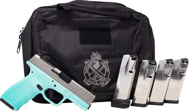Springfield Armory Hellcat OSP PRO Gear Up Package 9mm 3.7'' 15-Rd/17-Rd Semi-Auto Pistol - 17+1 Rounds | 3.7" Barrel | Blue/Black