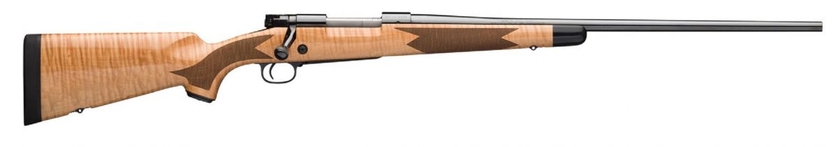 Winchester Model 70 Super Grade 7mm Rem Mag AAAA Maple Stock - 3 Rounds | 26" Barrel | AAA Maple Stock | Polished Blue