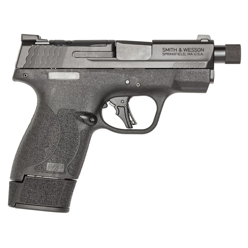 Smith & Wesson M&P 9 Shield Plus 9mm OR Semi Auto Pistol - 15 Rounds | 3.7" Barrel | Polymer Grips | Blue/Black | Night Sights