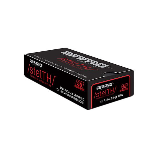 STELTH 45 Auto 230 gr TMC 50bx - Brass Casing