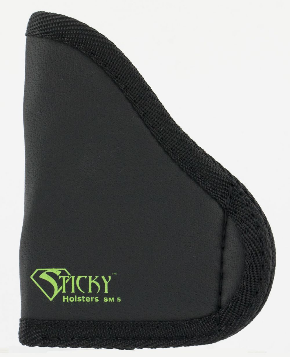 Sticky Holsters SM-5 For Glock 42 Latex Free Synthetic Rubber Black w/Green Logo - Concealment Holster Type