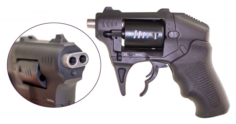 Standard Manufacturing S333 Gen 2 Thunderstruck 22 Magnum Revolver - 8 Rounds | Polymer Grips | Blue/Black