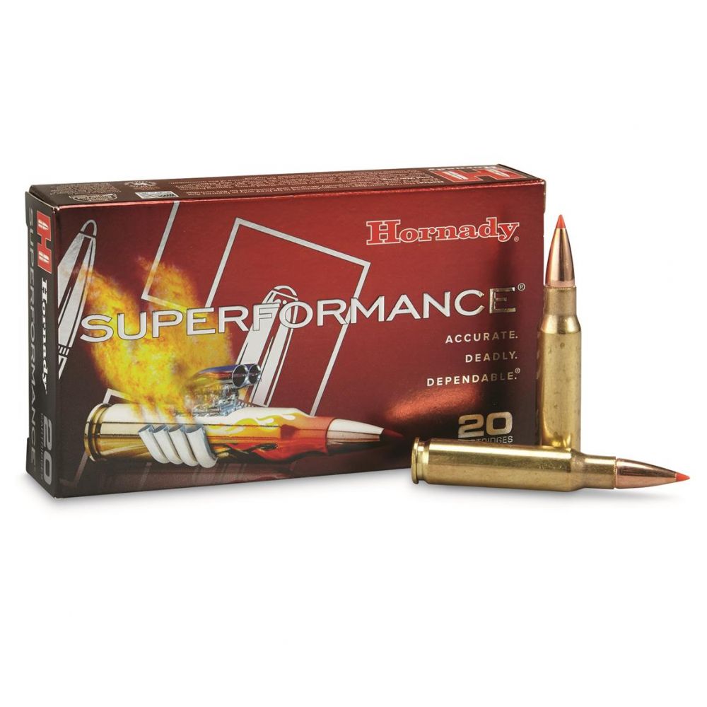 Hornady Superperformance308 Winchester (7.62 NATO) SST 165gr 20rd box - Brass Casing