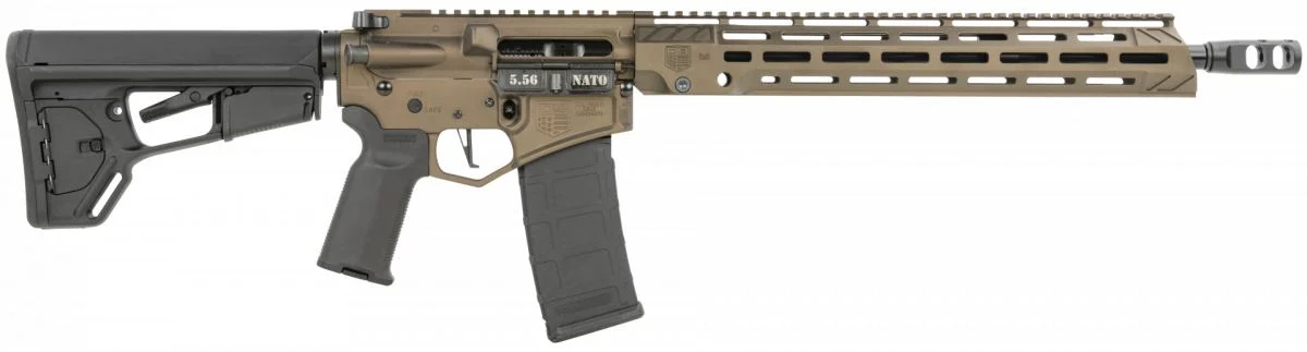 Diamondback Firearms DB15 223 Remington/5.56 NATO Semi Auto Rifle - 30+1 Rounds | 16" Barrel | Magpul ACS-L Stock | Synthetic | Bronze