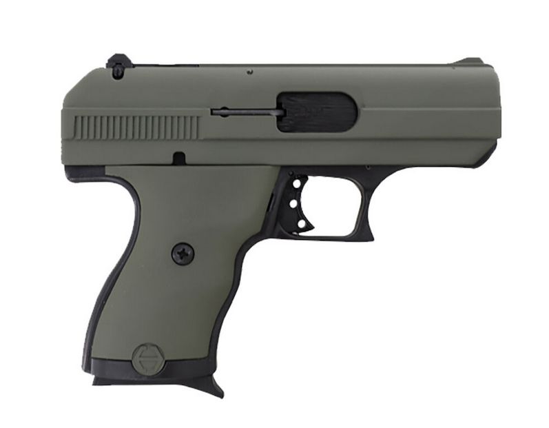 HI-Point C9 9mm Luger Semi Auto Pistol OD Green - 8 Rounds | 3.5" Barrel | Green | Iron Sights