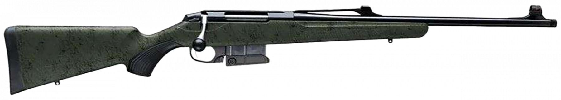 Tikka T3X Drover Ranch 308 Winchester Bolt Action Rifle - 10+1 Rounds | 20" Barrel | Green Synthetic Stock | Blue/Black