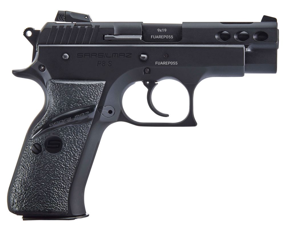 SAR USA P8S Compact 9mm Pistol - 17+1 Rounds | 3.8" Barrel | Polymer Grips | Blue/Black