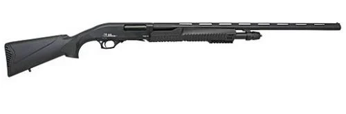 Iver Johnson PAS12 Black 28" 12 Gauge Shotgun - 28" Barrel | 3" Chamber | Black Synthetic Stock | Synthetic | Blue/Black