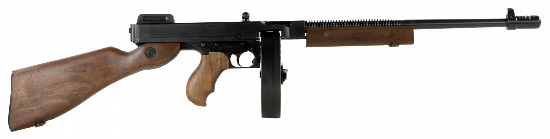 Auto Ordnance Thompson 1927A1 Deluxe .45 ACP - 10+1 Rounds | 16.5" Barrel | Walnut Stock | Wood | Blue/Black