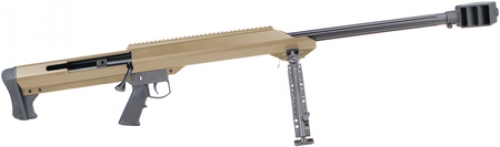 Barrett M99 System Tan 1RD 50BMG 32" - 1 Round | 32" Barrel | Fixed Stock | Synthetic | FDE/Tan