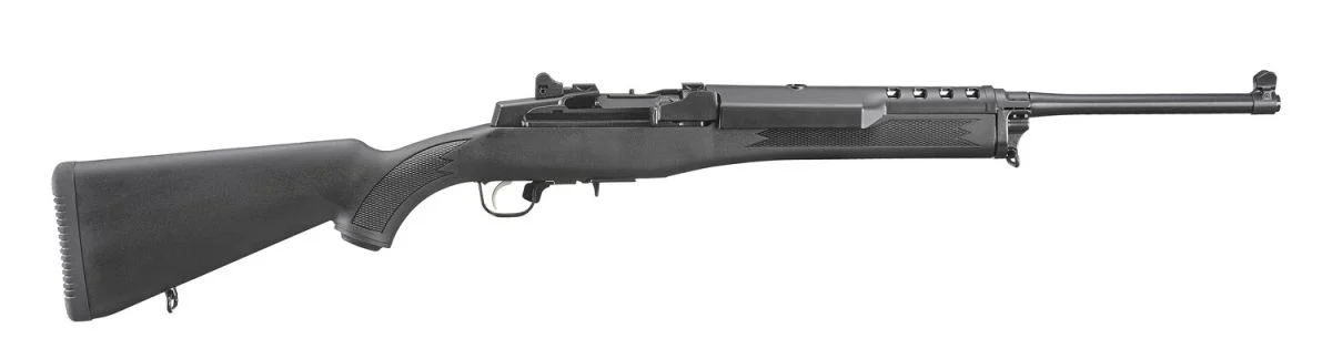 Ruger Mini-14 5.56 / .223 Remington Semi Auto Rifle - 5+1 Rounds | 18.5" Barrel | Fixed Stock | Synthetic | Blue/Black