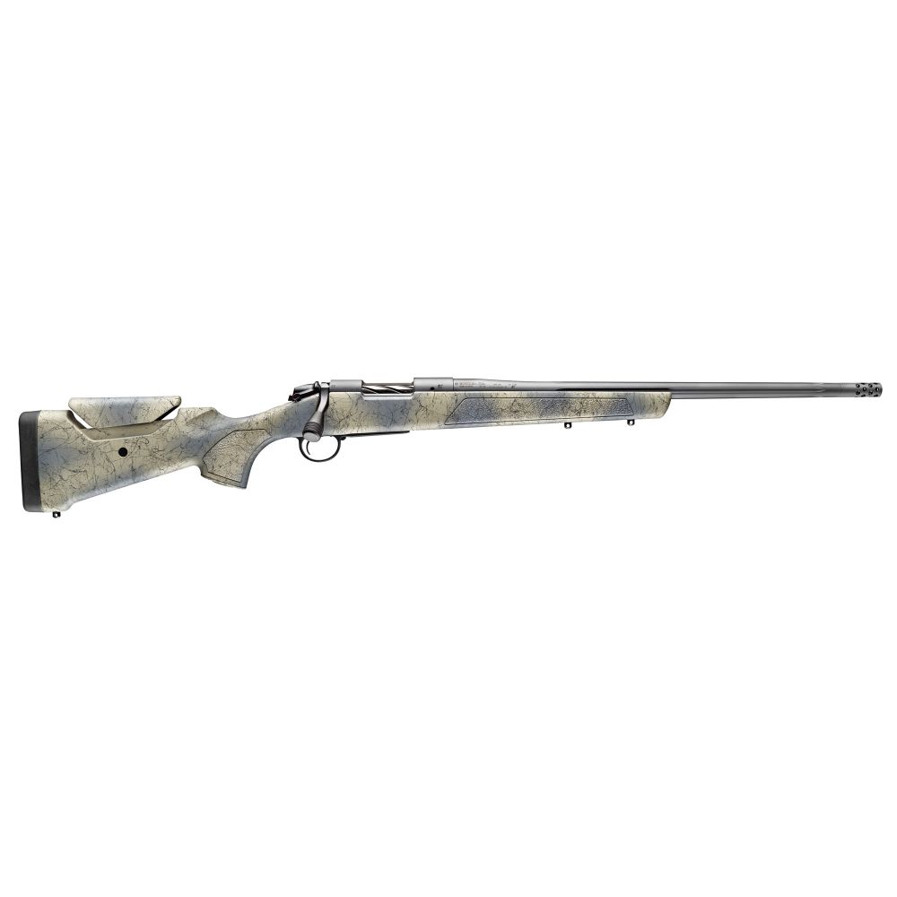 BergaraB-14 Wilderness Series Sierra 308 Winchester Bolt Action Rifle - 4 Rounds | 20" Barrel | Camo Stock | Synthetic | Gray
