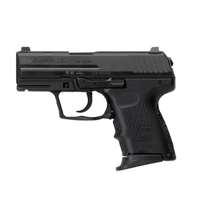 Heckler & Koch H&K P2000SK V2 LEM 40 S&W 3.26"DAO - 9+1 Rounds | 3.26" Barrel | Polymer Grips | Blue/Black | 3-Dot Sights