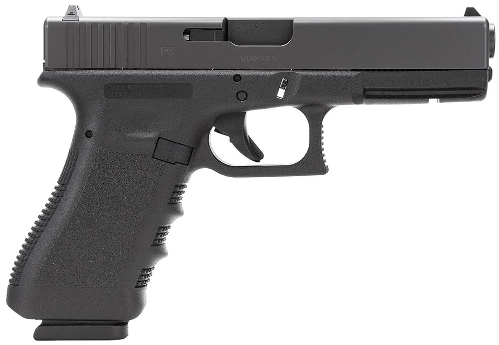 Glock G31 Gen3 10 Rounds 357 Sig Pistol - 10+1 Rounds | 4.48" Barrel | Polymer Grips | Blue/Black | Glock Fixed Rear Sights