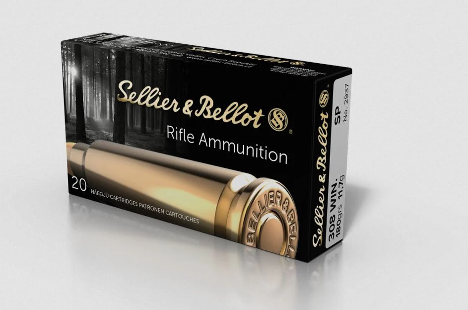 SELLIER & BELLOT 308 Win (7.62 NATO) 180 GRSoft P - Brass Casing