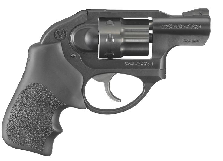 Ruger LCR 22 Long Rifle Revolver - 8 Rounds | 1.87" Barrel | Rubber Grips | Blue/Black | 3-Dot Sights