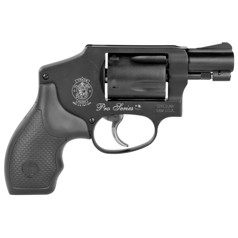 Smith & Wesson Performance Center Pro Model 442 38 Special Revolver - 5 Rounds | 1.87" Barrel | Polymer Grips | Blue/Black | Iron Sights