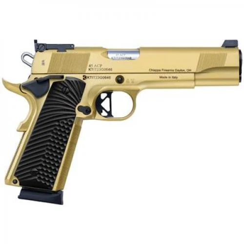 Charles Daly Empire "Gold PVD" 1911 .45 ACP Semi Auto Pistol - 8+1 Rounds | 5" Barrel | Gold