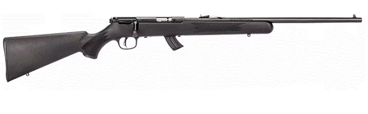 Savage Arms Mark II F 22 Long Rifle Bolt Action Rifle - 10+1 Rounds | 20.75" Barrel | Fixed Stock | Synthetic | Blue/Black
