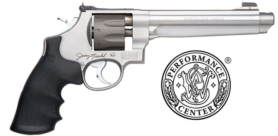 Smith & Wesson Performance Center Model 929 6.5" 9mm Revolver - 8 Rounds | 6.5" Barrel | Polymer Grips | Stainless/Silver