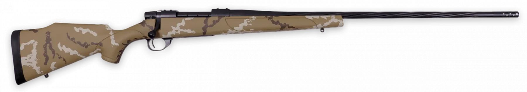Weatherby Vanguard Outfitter 308 Winchester Bolt Action Rifle - 5+1 Rounds | 24" Barrel | Monte Carlo Stock | Synthetic | Blue/Black