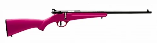 Savage Arms Rascal Youth Pink 22 Long Rifle Bolt Action Rifle - 1 Round | 16.13" Barrel | Synthetic Stock