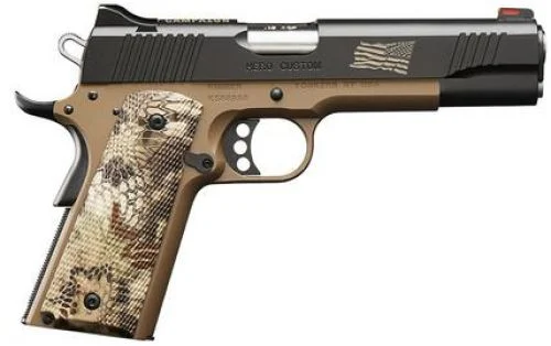 Kimber Hero Custom II Pistol .45 ACP 5" Two-Tone Finish, 7 Round - 7 Rounds | 5" Barrel | Polymer Grips | Stainless/Silver | 3-Dot Sights