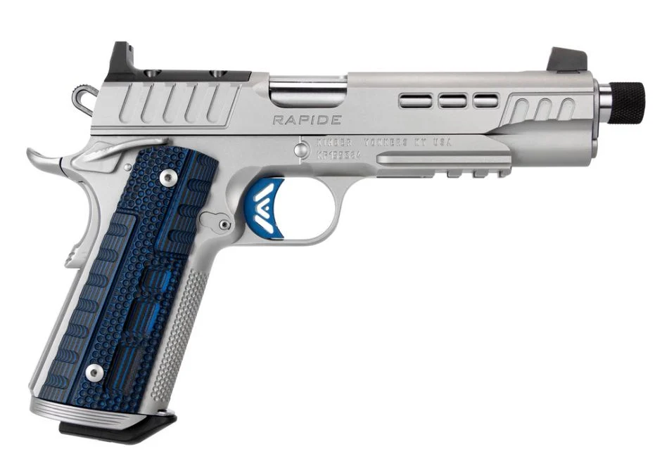 Kimber Rapide Ice 9mm Semi Auto Pistol - 8+1 Rounds | 5" Barrel | Stainless/Silver