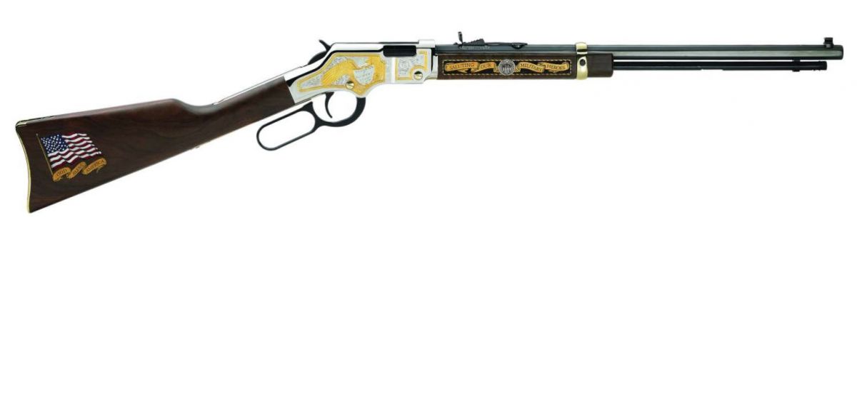 Henry Golden Boy Military Service Tribute 2 Lever .22 LR20" 16 - 16+1 Rounds | 20" Barrel