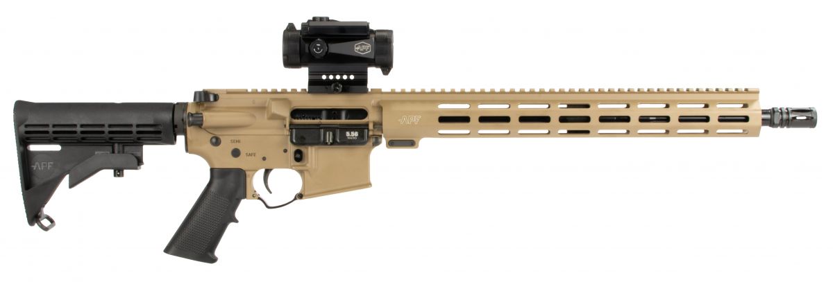 APF Guardian 5.56 Flat Dark Earth MLOK M4 Optics - 30 Rounds | 16" Barrel