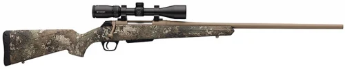 Winchester XPR Hunter Strata Scope Combo 308/7.62x51mm - 3+1 Rounds | 22" Barrel | TrueTimber® Strata Stock | Synthetic | FDE/Tan