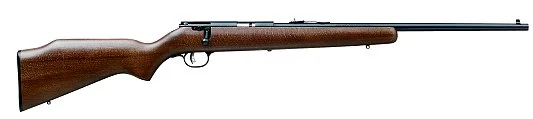 Savage Arms Mark I G 21" 22 Long Rifle Bolt Action Rifle - 1 Round | 21" Barrel | Wood Stock | Blue/Black