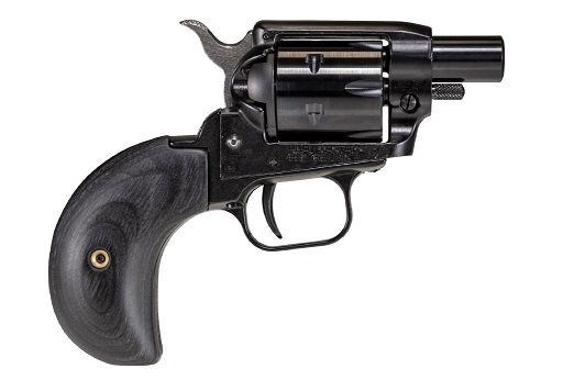 Heritage Manufacturing Barkeep Boot Black/Black 1.68" 22 Long Rifle Revolver - 6 Rounds | Wood Grips | Blue/Black