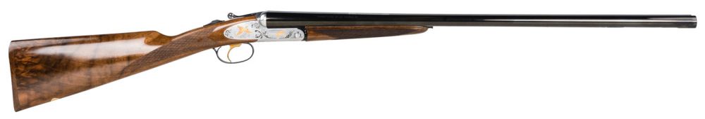 Italian Firearms Group (IFG) Iside De Luxe Prestige 12 GA 28" 2 3" Silver Walnut Right Hand - 2 Rounds | 28" Barrel | 3" Chamber | Walnut Stock | Wood | Stainless/Silver