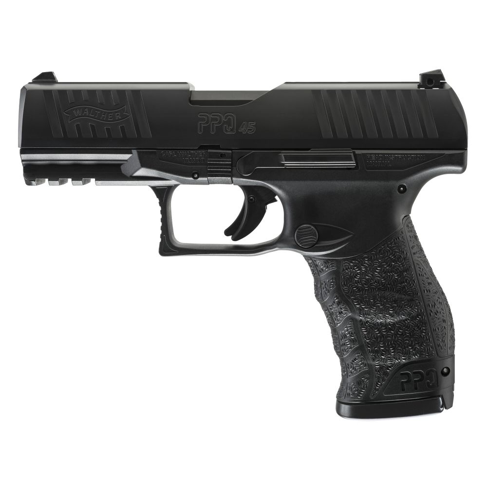 Walther Arms PPQ M2 .45 ACP 4.25 Black 10RD - 10+1 Rounds | 4.25" Barrel | Polymer Grips | Blue/Black