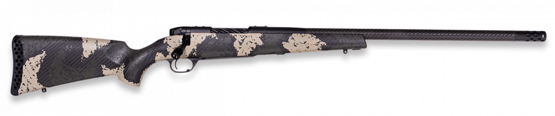 Weatherby Mark V Backcountry Guide 308 Win 22"+2" Muzzle Brake Right Hand - 4+1 Rounds | 22" Barrel