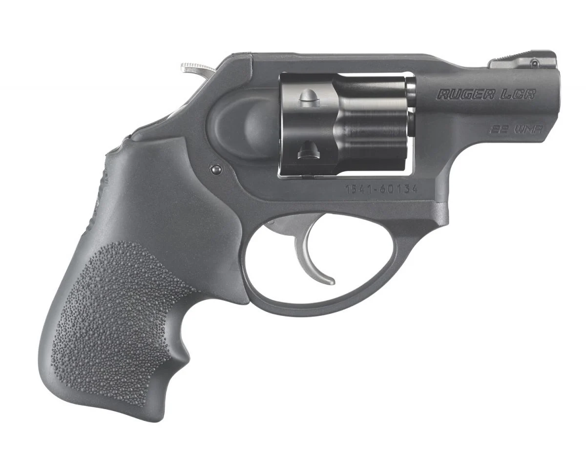 Ruger LCRx 1.87" 22 Magnum / 22 WMR Revolver - 5 Rounds | 1.87" Barrel | Rubber Grips | Blue/Black | 3-Dot Sights