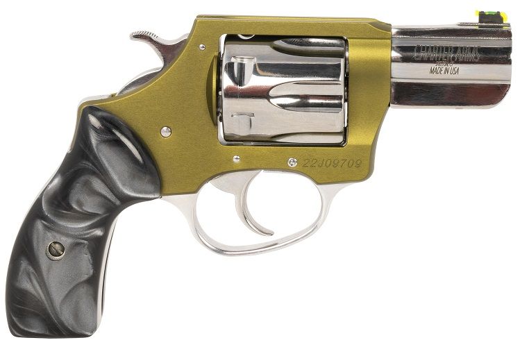 Charter Arms Undercover II .38 Spc 6rd 2.20", OD Green Frame, Polished Barrel/Cylinder, Black Pearlite Grips, Tradition - 6 Rounds | 2.2" Barrel