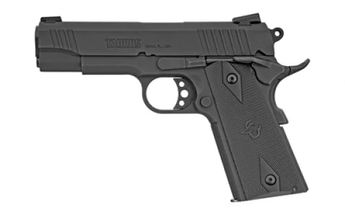 Taurus 1911 Commander Handgun 9mm Luger 9rd Magazine 4.2" Barrel Black Finish - 9 Rounds | 4.25" Barrel | Blue/Black
